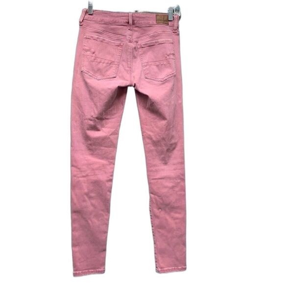 American Eagle Outfitters Pink Distressed Leggings - Picture 2 of 7